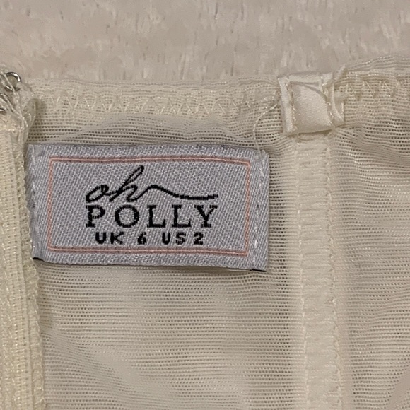 Oh Polly - US Size 2 - LORIENT Long Sleeve Mesh Corset Mini Dress - Picture 3 of 3